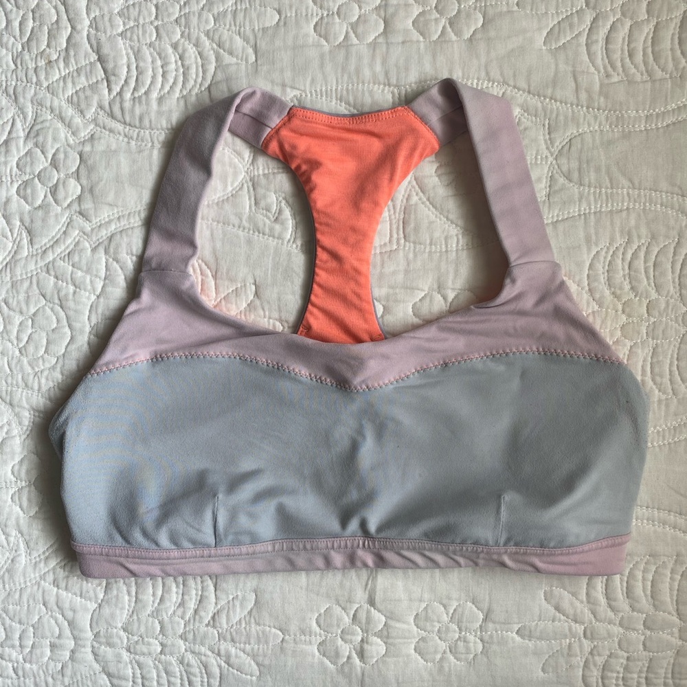 Lululemon racerback sports bra with adjustable